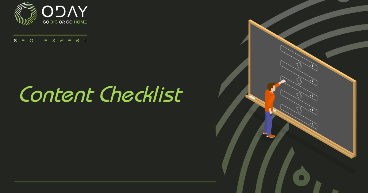 Content Checklist